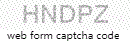 Web Form Code