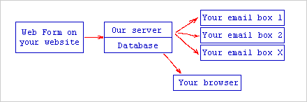 Web Form Management Diagram